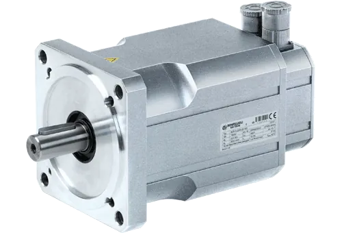 Servomotor Bonfiglioli Vectron con brida cuadrada y conectores